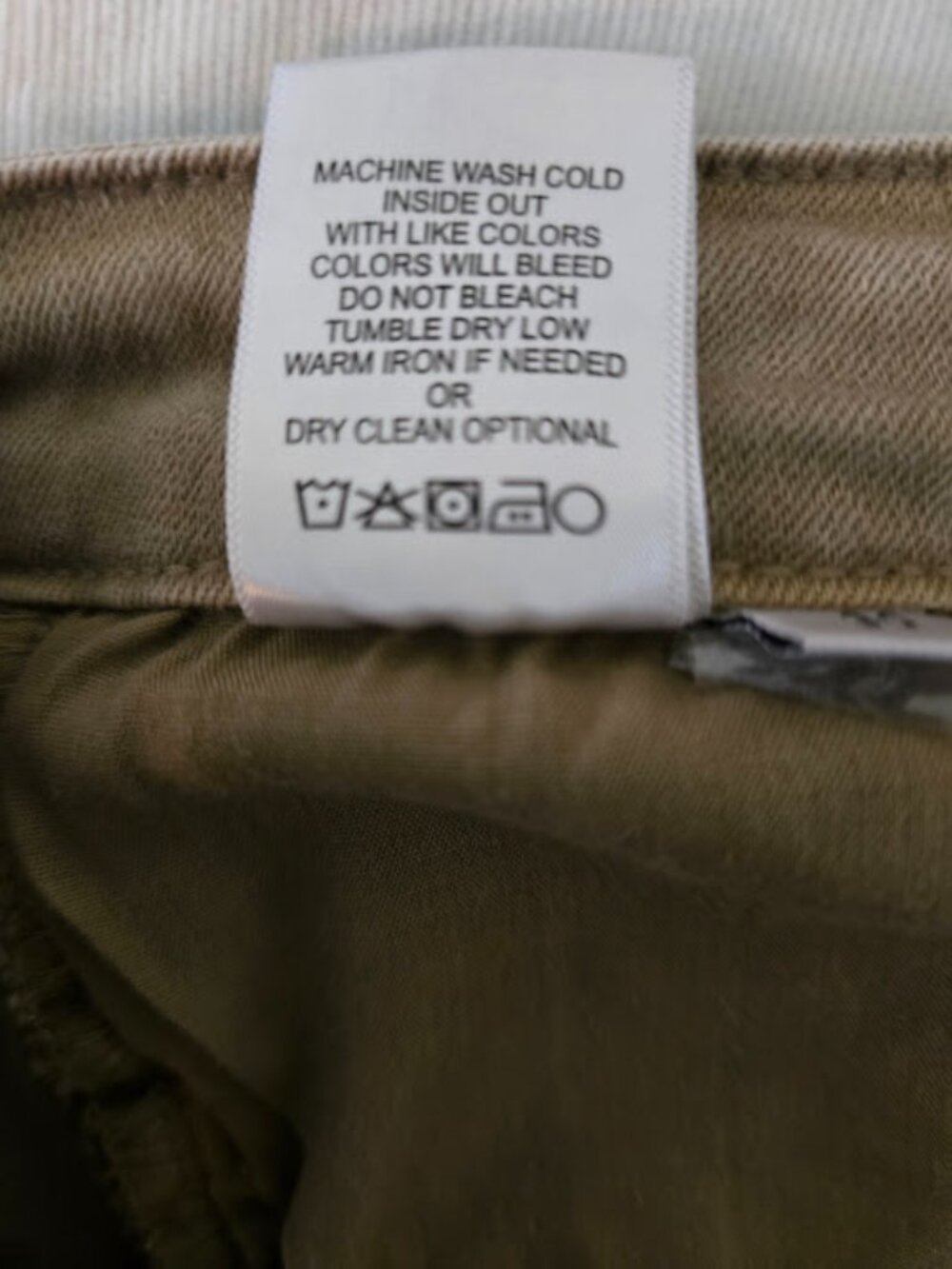 COTTON BLEND BOOTCUT JEANS VERVET BRAND TAN DISTRESSED SIZE 30 - Picture 10 of 11